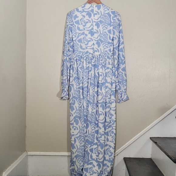 Alcoolique Blue Floral Maxi Dress - Picture 9 of 9